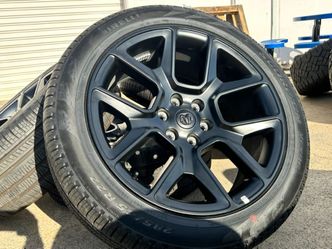 FREE DELIVERY 4X OEM 22" Dodge Ram 1500 LIMITED Laramie 2684 2725 wheels rim PIRELLI 285/45/22