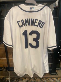 Junior Caminero Tampa Bay Rays home jersey
