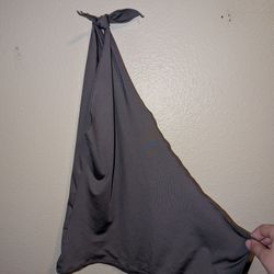 Half Shoulder Crop Top Women's S L Gray with Skirt 2 Piece Set New No Tags Cute