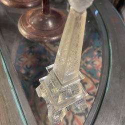 7” glass Eiffel tower