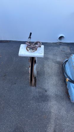 Vintage hose reel water