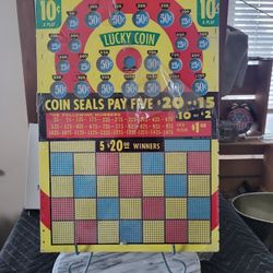 Lucky Coin Punch Board 