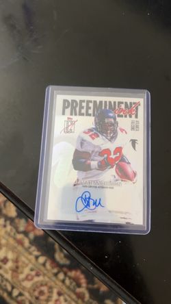 Jamal Anderson Topps Preeminent Ink Autograph Card