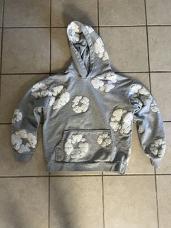 Light Grey Denim Tears Hoodie 