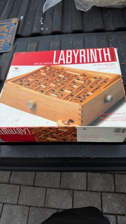 Cardinal Solid Wood Labyrinth Game