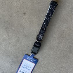 XS Polka Dot Dog Collar