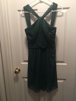 David’s Bridal Green Dress size 6