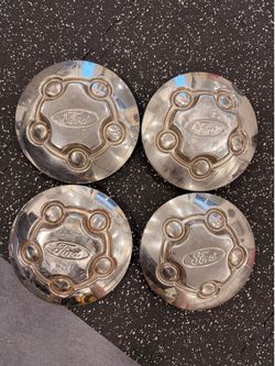 Ford police Chrome Wheel Center Caps – 5 Lug