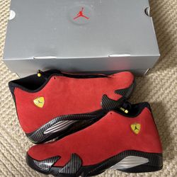 Jordan 14 Ferrari Red Size 8.5,10.5,11,12,13
