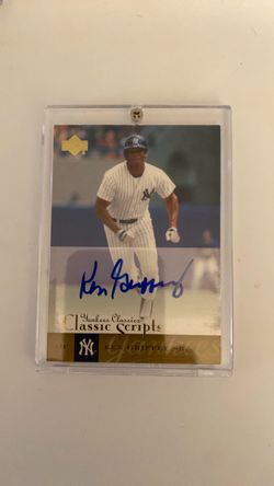 Ken Griffey Sr. Signed Upper Deck Yankees Classics Card