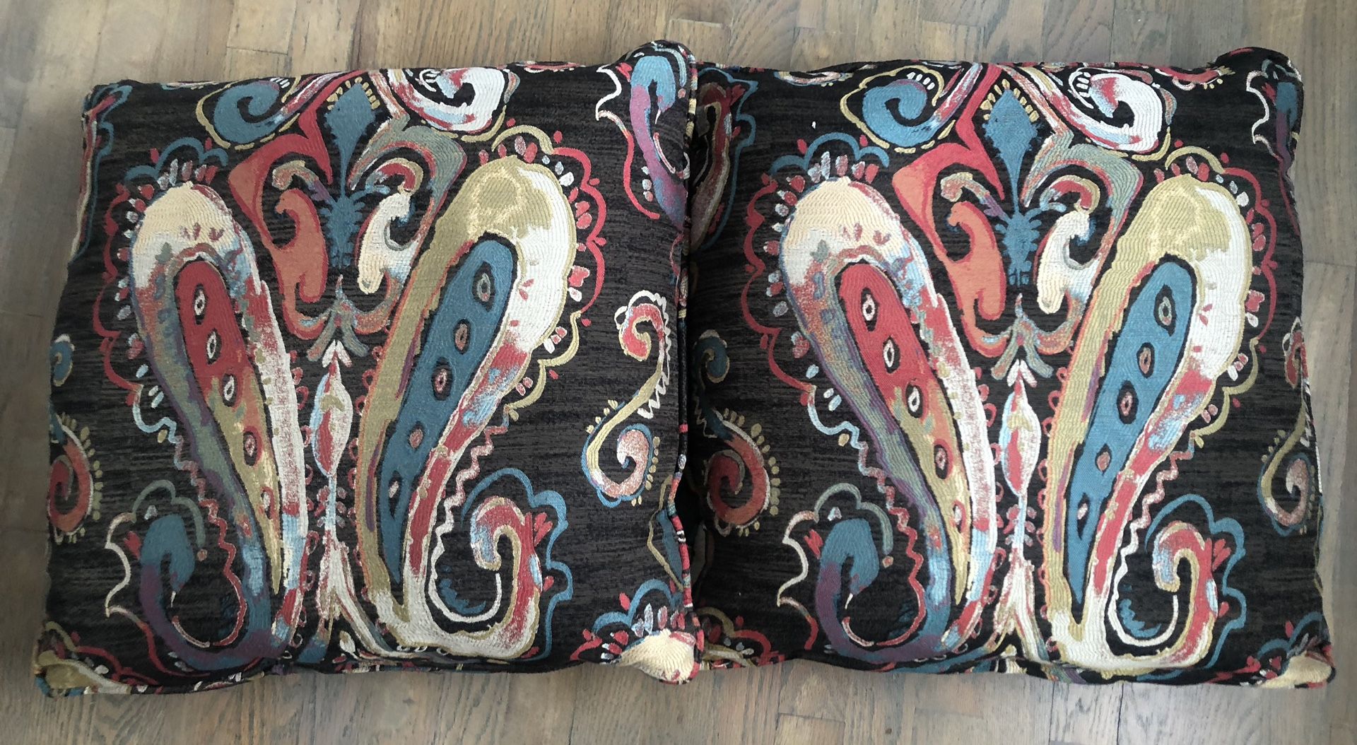 Two 20" Square Sofa Cushions