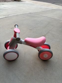 Pink Toddler Balance Bike Ride-On
