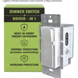 LED Driver + Dimmer Switch — 24V, 96W (New)