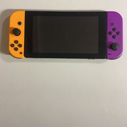 Nintendo Switch HAC-001 Console – Neon Purple & Orange Joy-Con