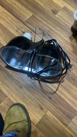 Zoo Med 2 Lamp Reptile Lights dual Switch  Tested Works $15