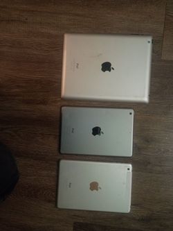 3 iPads locked