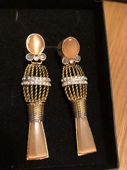 Beautiful earrings gold plated