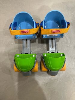 Fisher Price My First Skates Adjustable Kids Roller Skates