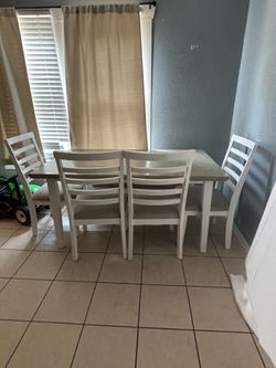 Dining table & chairs
