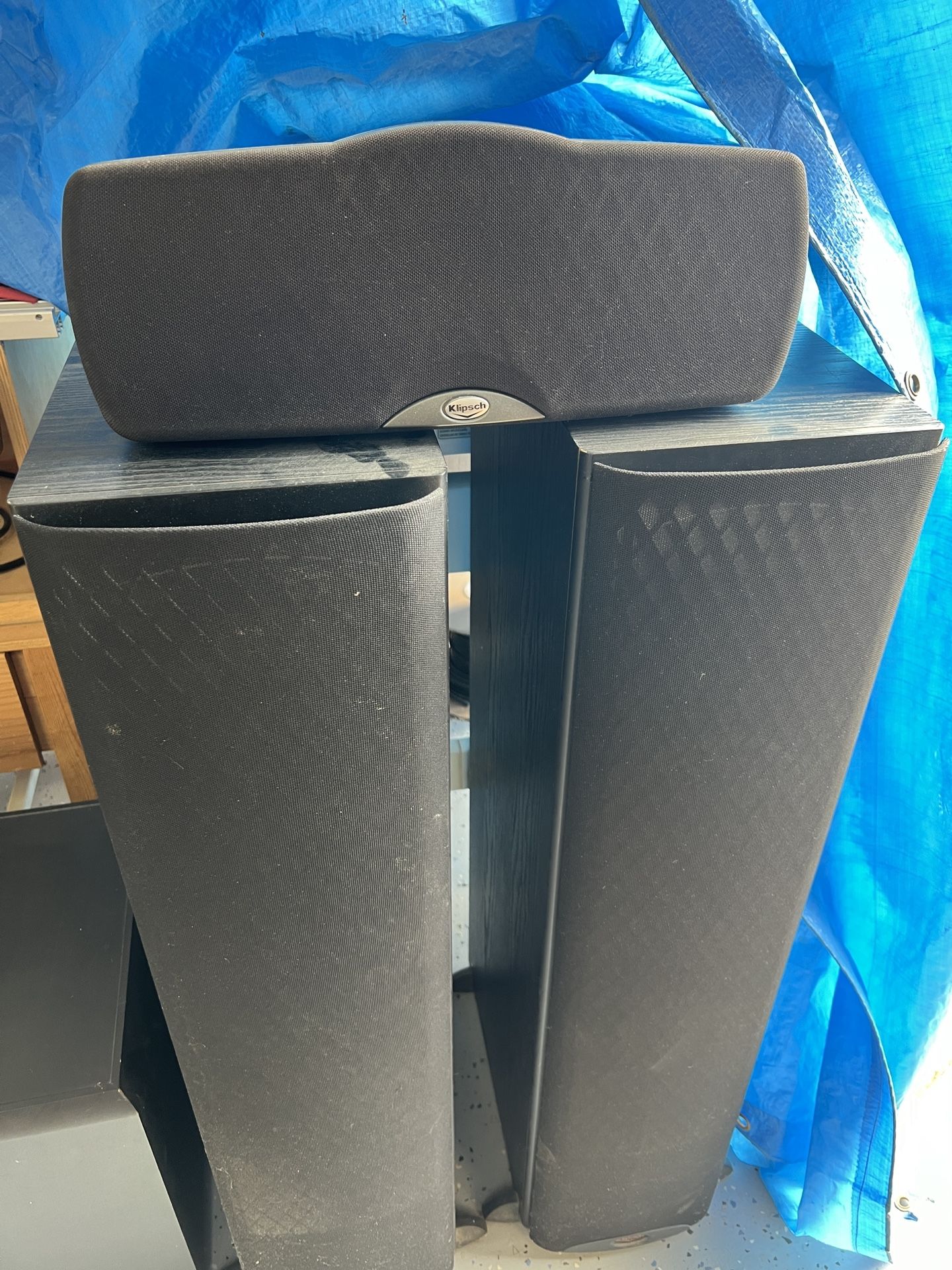 Klipsch RF3 Tower Speakers And Synergy C1 Center Channel