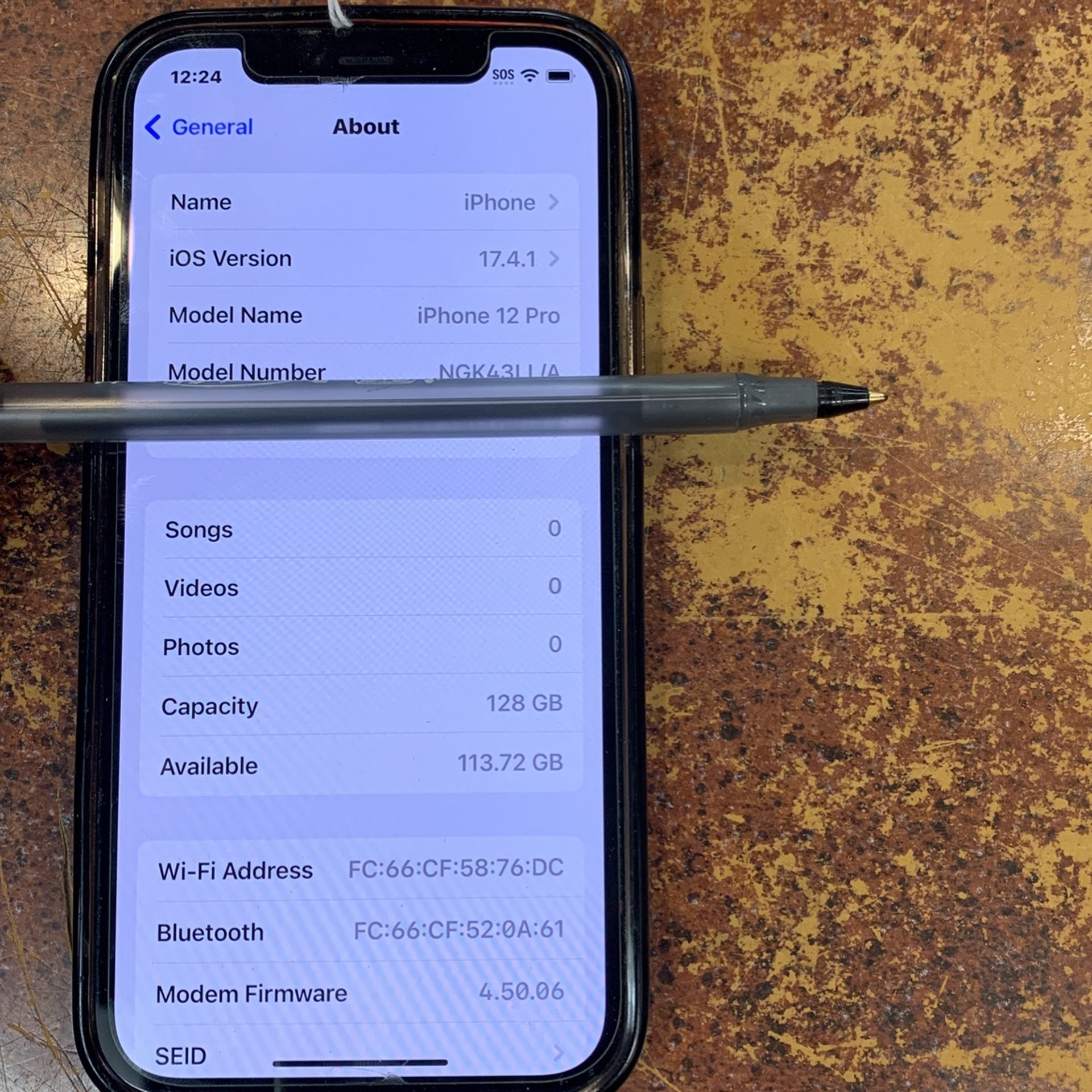 Apple iPhone 12 Pro 128gb *Sim Locked* for Sale in San Antonio, TX