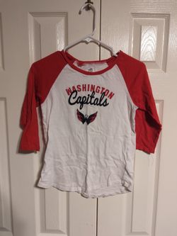 Washington capitals half sleeve tshirt
kids XL