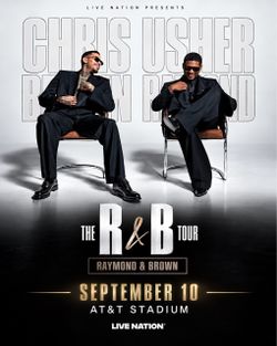 Chris Brown and Usher ticket, Dallas