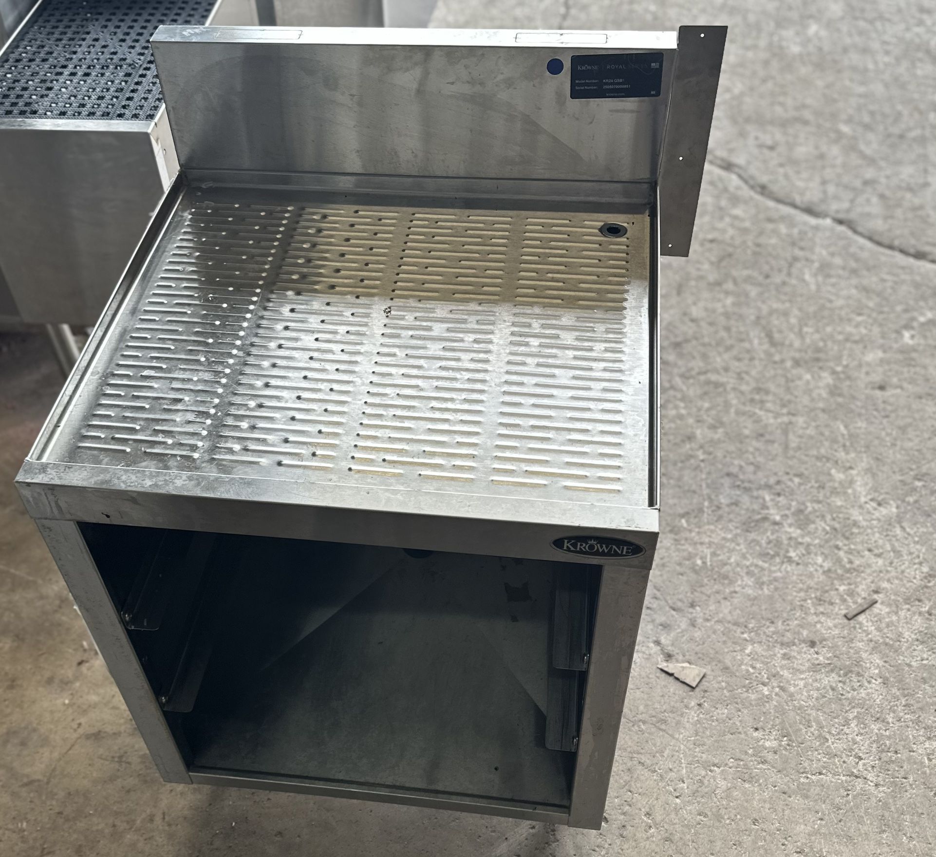Used Glass Storage Cabinet