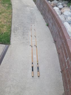 2 vintage kencor pac 73 Freshwater fishing rod spinning.