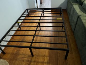 Queen metal bed frame