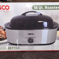 NESCO 18-Quart Roaster Silver