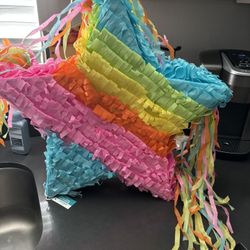 Rainbow Star Piñata