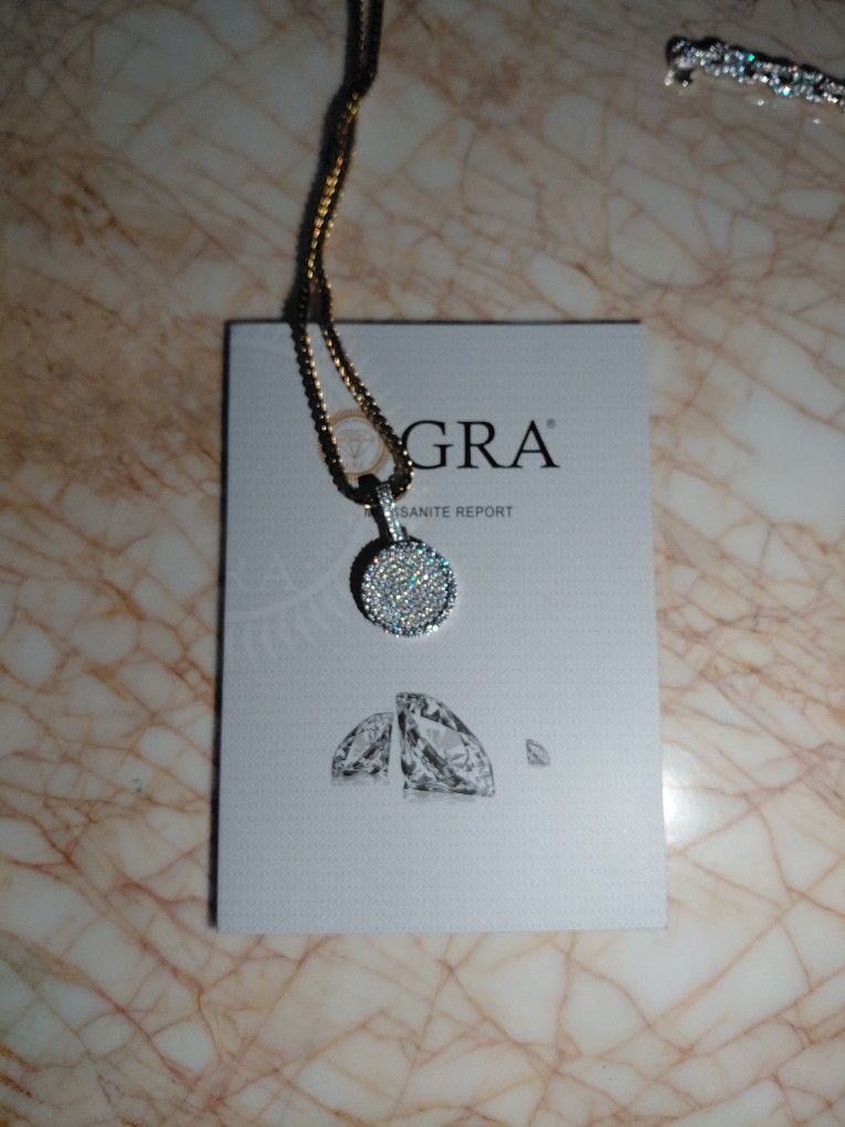 Moissanite pendant