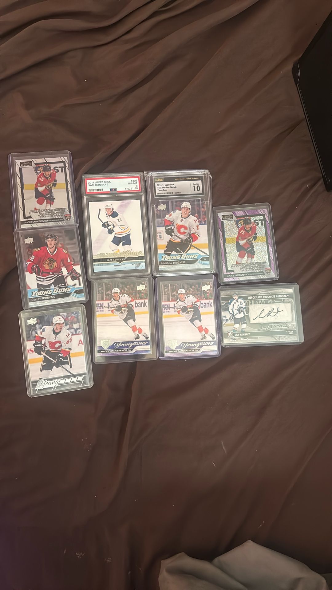 Florida Panthers Young Guns Auto And More Psa ! Matthew Tkachuk Sam Reinhart Bennett Samoskevich