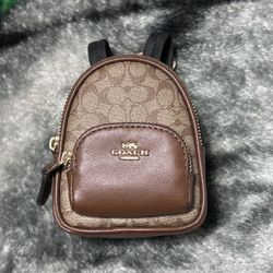 Mini Coach Backpack Coin purse 