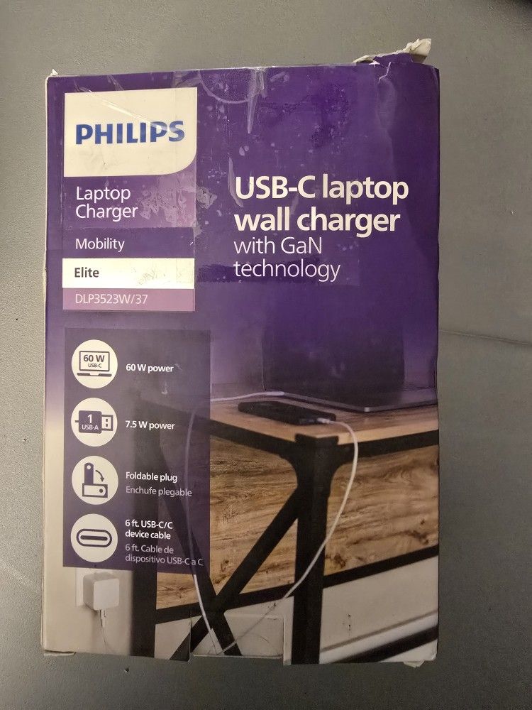 Philips Laptop Charger USB-C 60w