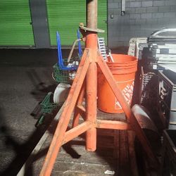 Ridgid-v-head Adjustable Pipe Stand
