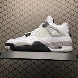 Jordan 4 White Cement 56