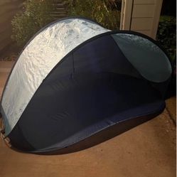 Big Blue Easy Set Up Beach Tent ⛺️ Great For Kids Perf Condition Half Price 