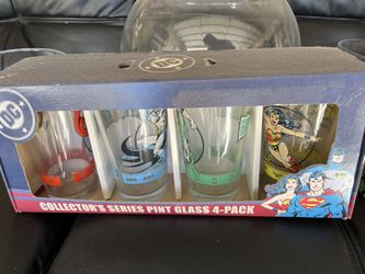 DC And Marvel Collector’s Glasses