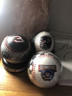 Signed dale Earnhardt baseballs