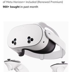Metaquest 3s vr headset 128 gb renewed