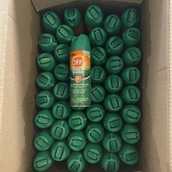 50 Cans Off Deep Woods Bug Spray 
