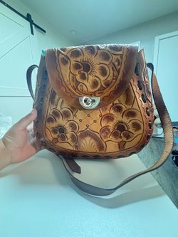 Mexican Leather Bag bolsa de cuero piel