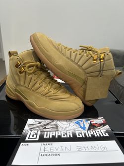 Jordan 12 Retro PSNY Wheat size 8.5M/10W