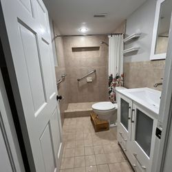 Bath Vanity In White