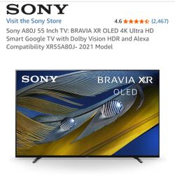 4K TV - sony A80J