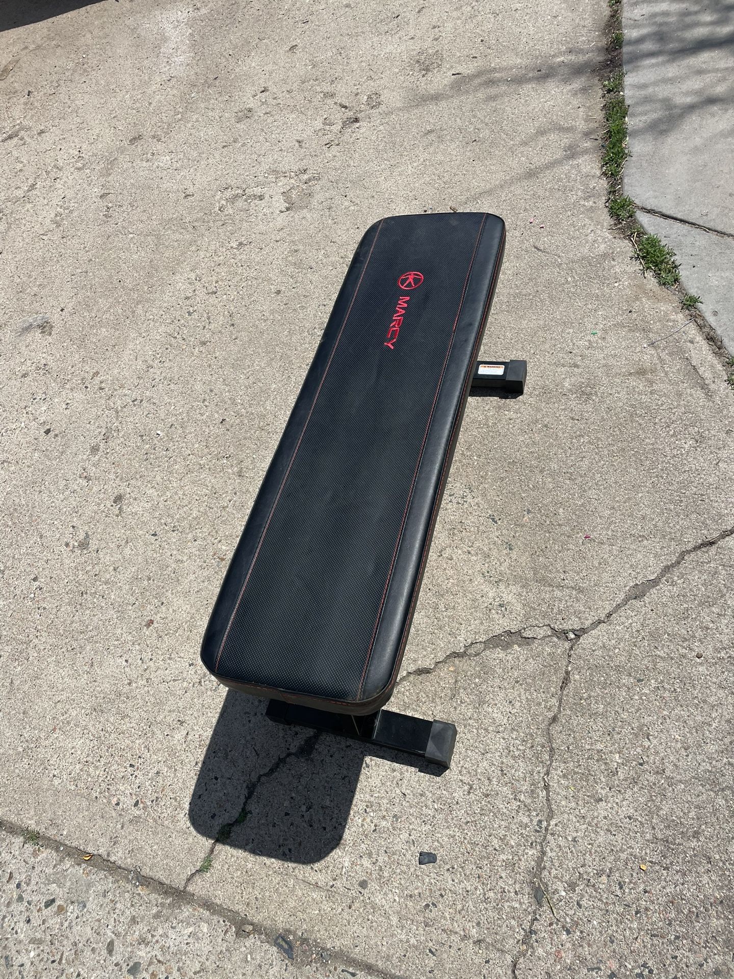 Marcy Flat Utility Weight Bench for Home Gym Weight Training and Ab Exercises