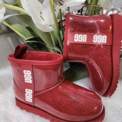 New Ugg Classic Mini Clear Boots Size 6/ 7-7.5