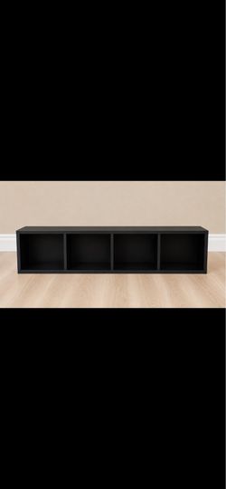 Cubby storage shelf